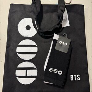 BTS Arirang Bundle- Canvas Tote with Matching Socks
